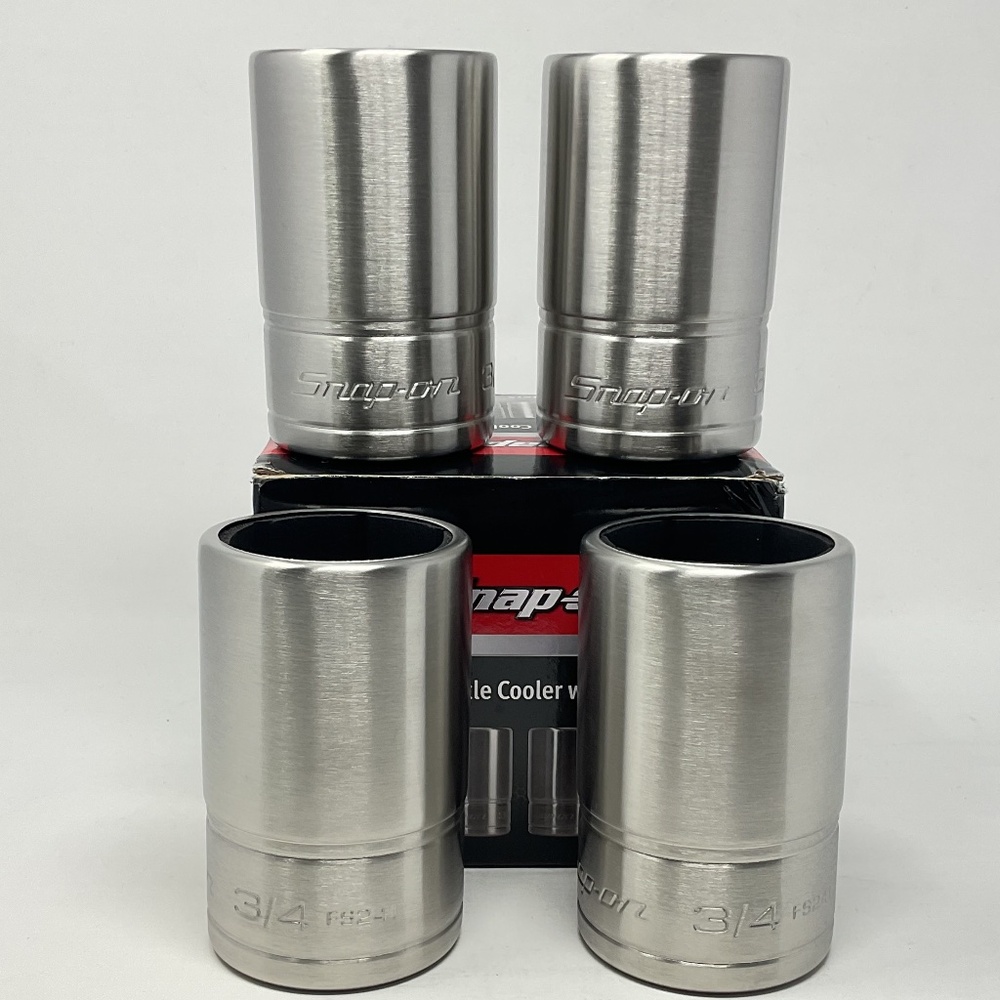 Snap-on Tools Socket Bottle Cooler Koozie With Opener Set